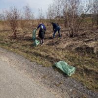 Akcja sprzątania w naszej gminie połączona z grą terenową