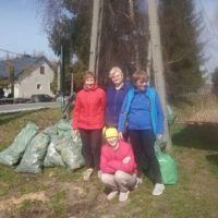 Akcja sprzątania w naszej gminie połączona z grą terenową