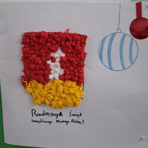 Świąteczne życzenia na papierze