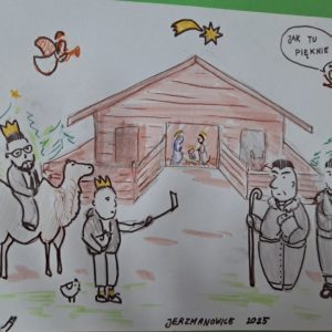 Świąteczne życzenia na papierze