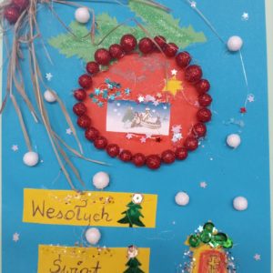 Świąteczne życzenia na papierze