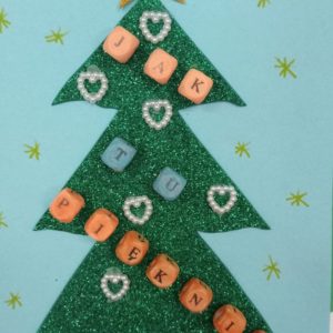 Świąteczne życzenia na papierze