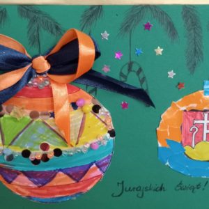 Świąteczne życzenia na papierze