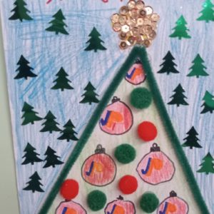 Świąteczne życzenia na papierze