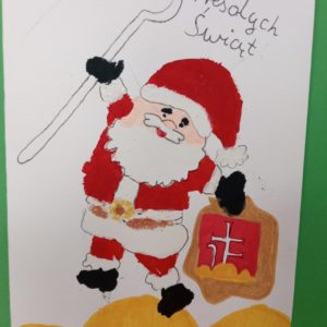 Świąteczne życzenia na papierze