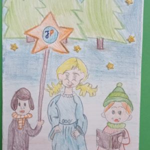 Świąteczne życzenia na papierze