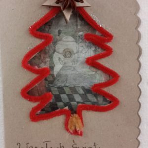 Świąteczne życzenia na papierze