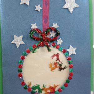 Świąteczne życzenia na papierze