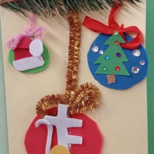 Świąteczne życzenia na papierze