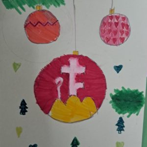 Świąteczne życzenia na papierze