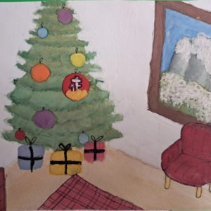 Świąteczne życzenia na papierze